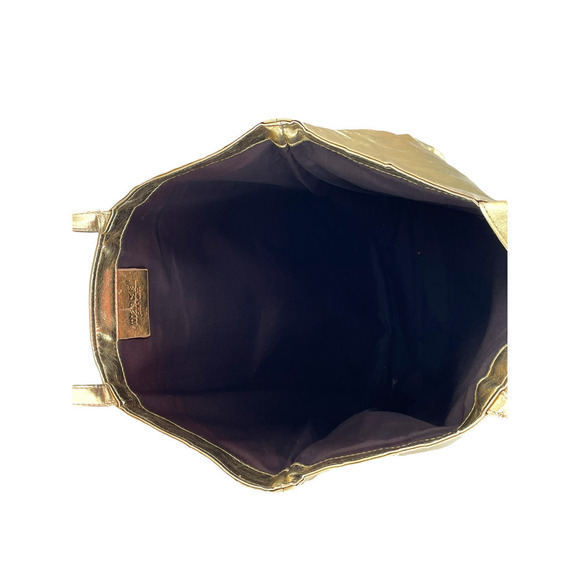 ROBERTO CAVALLI LARGE GOLD BAG - Picture 4 of 7